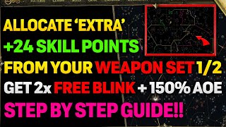 HOW \u0026 WHERE To Allocate ALL Your 24 Weapon Set Points! | 2x FREE Blink + Auto Cast \u0026 AOE!