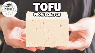 Making Tofu from Scratch with Fresh Soybeans | From Scratch