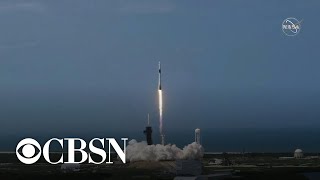 First manned SpaceX mission launched without a hitch