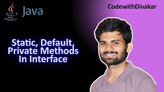 Static, Default & Private Methods (Java 8 & 9) #static #java8 #interfaces #java9 #interviewquestions
