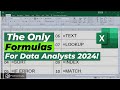 EXPERT Excel Guide to Top Formulas for Data Analysis