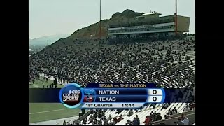 Jan 2009 - Texas vs The Nation, College Football All-Star Game from El Paso, TX (CBS College Sports)