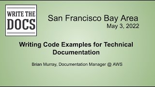 Writing Code Examples for Technical Documentation
