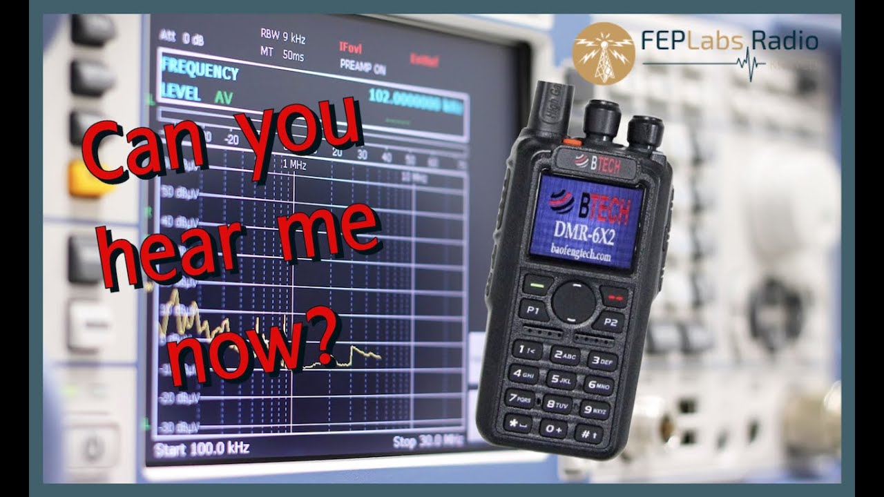 BTech DMR-6X2 Signal Check Series - YouTube