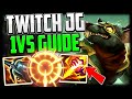 HOW TO PLAY TWITCH JUNGLE 1v5 FOR BEGINNERS + Best Build/Runes Season 12 | League of Legends