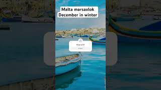 Weather of malta December 2023 #youtubeshorts