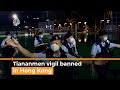 Police in Hong Kong warn against Tiananmen vigil I AL Jazeera Newsfeed