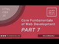 Core Fundamentals of Web Development Part 7 - Adding and Removing Classes in Javascript
