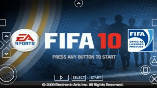 FIFA 10 PSP PPSSPP GAMEPLAY