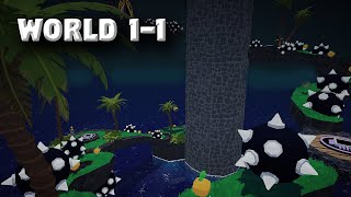 Creating a Level in Vista World - World 1-1 Level Design - Timelapse