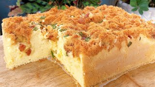 Bánh Bông Lan Mặn Với Công Thức Đơn Giản