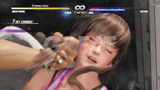 【DOA6ryona】ヒトミをフェイタルラッシュ+ブレイクブローでKO【リョナ】