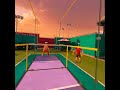 Amazing long rally in Spinminton VR Badminton (game = Racket Club) #VR #shorts #gaming