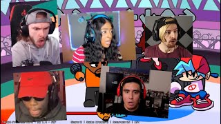 Youtubers Reacting To Wii Matt Mod In Fnf | Huge credit to them