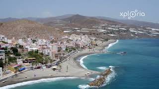 Castell de ferro landscapes, Costa Almeria, Spain 2017.07 aerial video