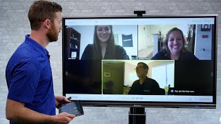 Working from home? Video Conferencing on the Clear Touch Interactive Displays