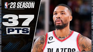 Damian Lillard Activates DAME TIME MODE! 37 PTS, 12 AST, 7 THREES vs Spurs🔥