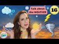 Talk about the weather. English with Leyna Nguyen tiếng anh