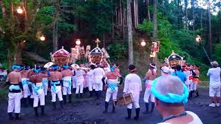 いすみ市 畑 熊野神社＠大原はだか祭り２０１９ ③ 三社合わせ