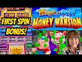 FIRST SPIN BONUS-$30 BET ON NEW MONEY MAN$ION!