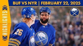 EIGHT GOAL NIGHT! | Buffalo Sabres Beat New York Rangers In 8-2 Victory | Full Game Highlights