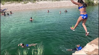 Upper Nueces River swimming