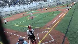 (Catcher #29)  Mya Dimmick   2027 Out vs  Extreme 18U