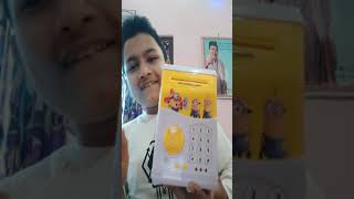 Unboxing a cartoon bank for kids /pigi bank to lock your money