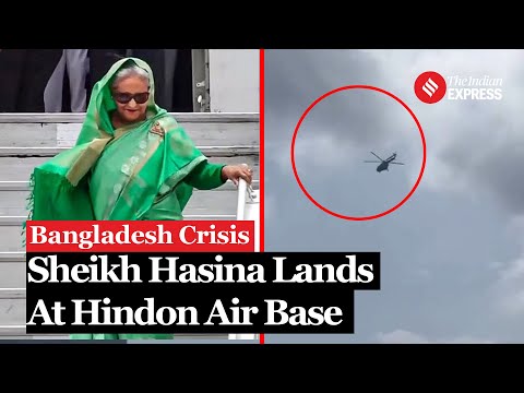 Crisis de Bangladesh: Sheikh Hasina llega a la India en la base de la Fuerza Aérea Hindon