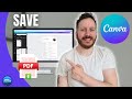 How To Save Canva Design As PDF