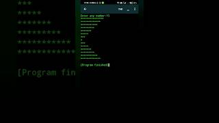 program to print star in alphabet k pattern #coding #programming #python #html