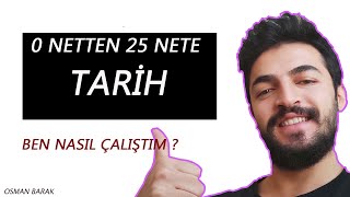 TARİHE NASIL ÇALIŞTIM ? ( Kpss Türkiye 15.si)