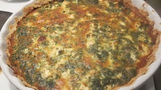 Spinach and feta pie