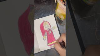 Masha’s Drawing from Masha and the Bear  #mashaandthebear #drawing #masha #art @ArtistEman11