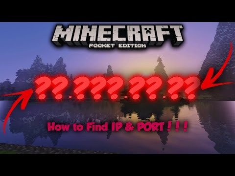 How To Find IP & PORT To You MCPE Server! - Minecraft PE (Pocket Edition) How To Find IP & PORT To You MCPE Server! - Minecraft PE (Pocket Edition)