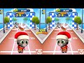 TALKING TOM GOLD RUN + SANTA TOM COMPLETE HIGH LEVEL AND FIGHT WITH RACCOON + IOS TOP GAMEPLAY