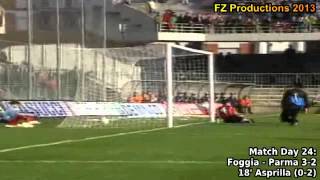 Serie A 1993-1994, day 24 Foggia - Parma 3-2 (Asprilla goal)