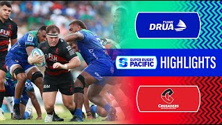 Super Rugby Pacific 2024 | Fijian Drua v Crusaders | Round 3 Highlights