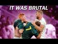 100% Crazy Moments in Rugby | Red Cards & Hardest Tackles