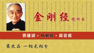 普通话・精解・听读版《金刚经说什么》 第九品 南怀瑾 著述