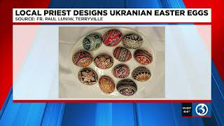 Local priest designs Ukrainian Easter Eggs