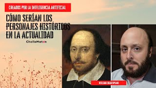 PERSONAJES HISTÓRICOS en la actualidad según INTELIGENCIA ARTIFICIAL. Historical people in present