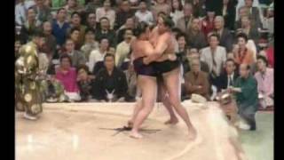 Tochinowaka vs. Akebono : Haru 1992 (栃乃和歌 対  曙)