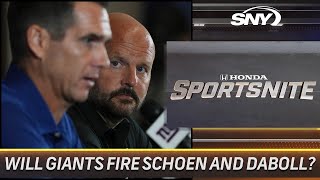 Will the Giants fire Joe Schoen and Brian Daboll? | SportsNite | SNY