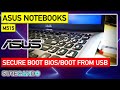 ASUS Get into BIOS Install Windows Change Boot Order Boot from USB Disable Secure Boot UEFI M515