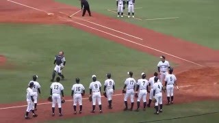 札幌第一高校 シートノック他試合風景 2015年11月13日(金) 第四十六回 明治神宮野球大会【1回戦】関東第一戦