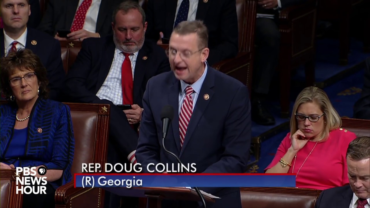 WATCH: Rep. Collins' Full Closing Statement Ahead Of House Impeachment ...