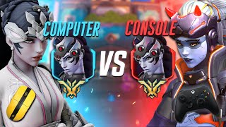 I challenged the RANK 1 console player to a Widowmaker 1v1 - Overwatch 2