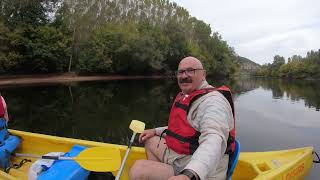 Canoe trip on Dordogne river