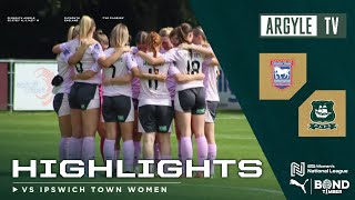 Highlights | Ipswich Town Women 7-1 Argyle Women